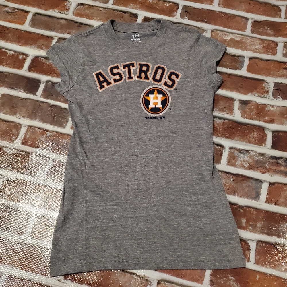 Houston Astros shirt Girls Size M 10/12